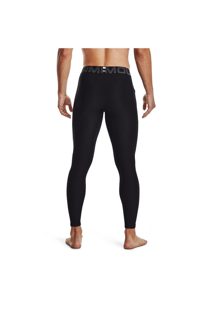 Leggings HeatGear® para hombre Negro-4