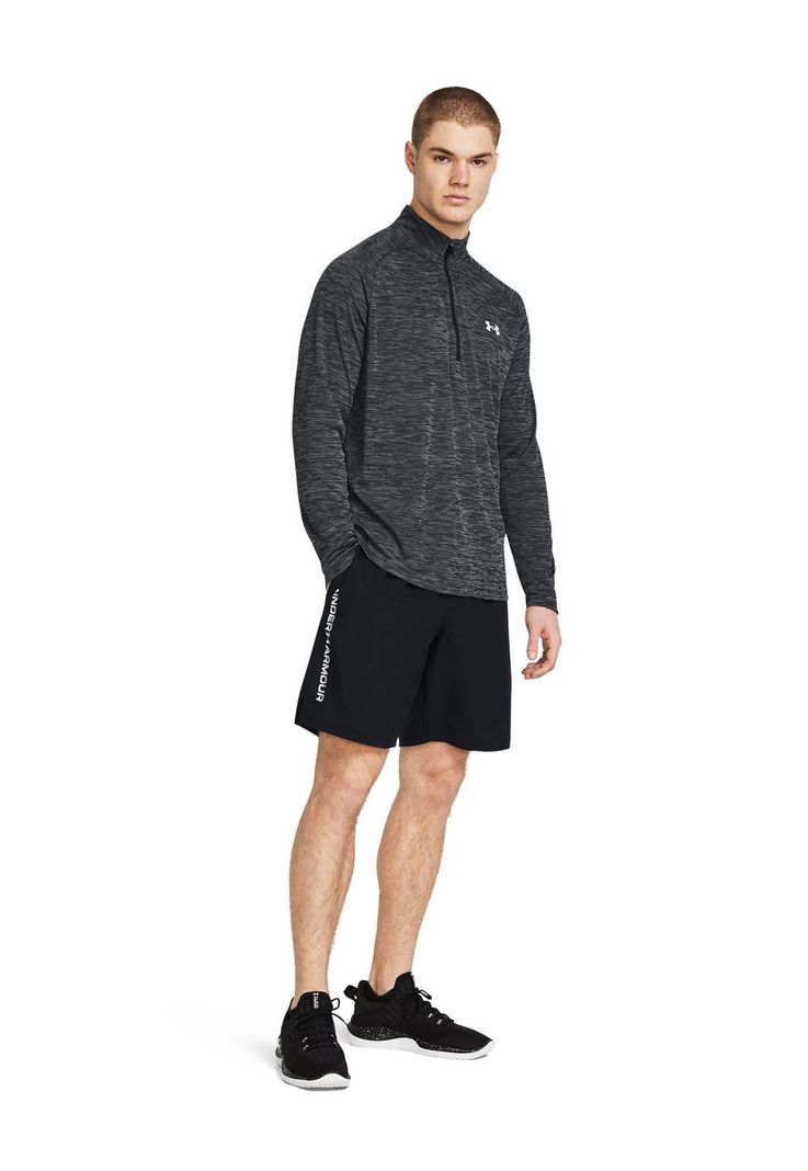 Shorts UA Tech Woven hombre Negro-5