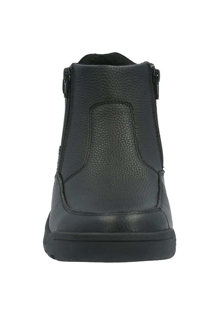 Botin Cuero Hombre Chief Negro-2