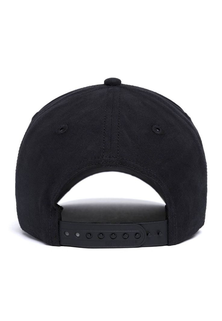 Jockey W'S Script Hat Mujer Negro-3