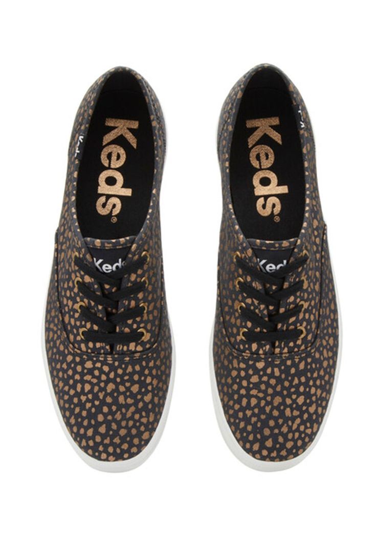 Zapatilla Negra Mujer Champion Canvas Dot -4