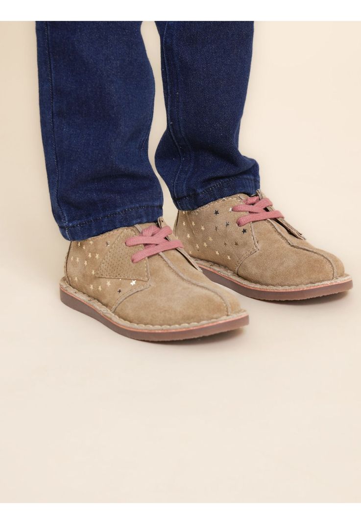 Zapato Cuero Beige Niña Lynton  (30-35)-1