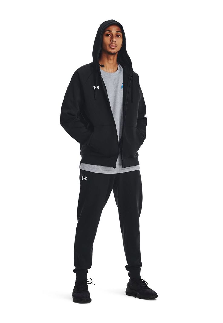 Polerón UA Rival Fleece para Hombre Negro-5