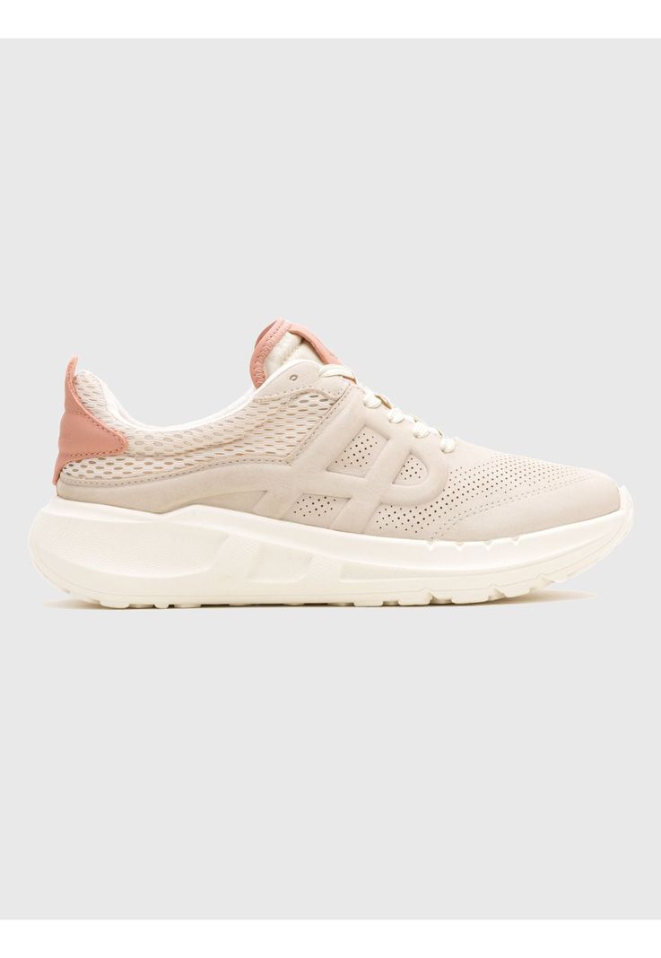 Zapatilla Cuero Mujer Svty8 Runner Beige-1