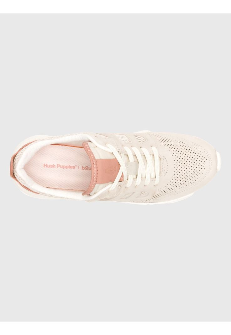 Zapatilla Cuero Mujer Svty8 Runner Beige-5