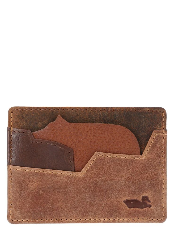 Billetera Cuero Beige FBear CarUnisex-0