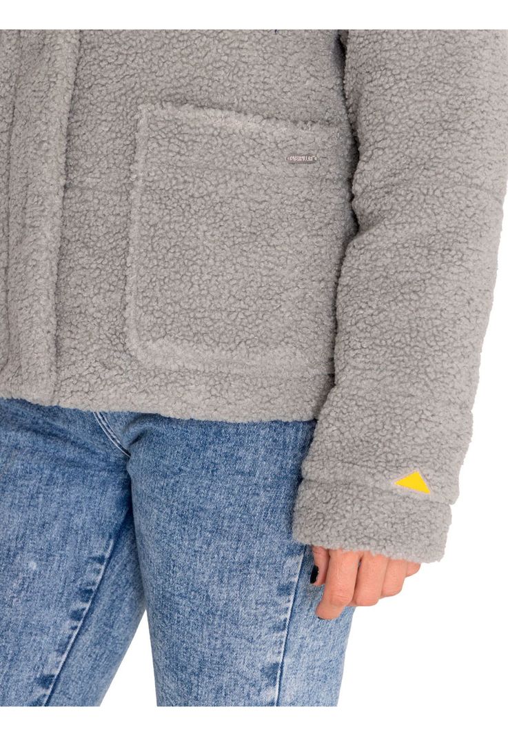 Polar Mujer Insulated Full Zip Teddy Gris-5
