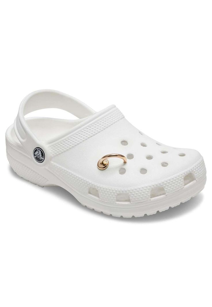 Jibbitz Crocs Anillo Pendiente Oro Fucsia-1