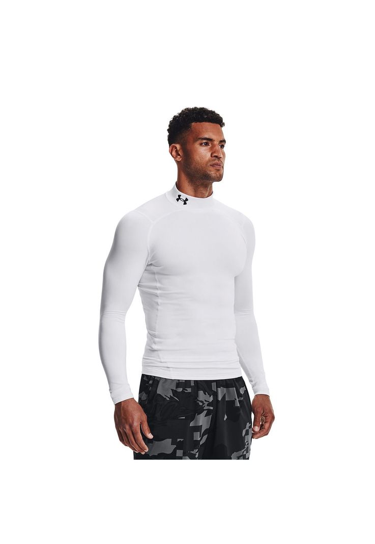 Primera capa ColdGear® para hombre Blanco-3