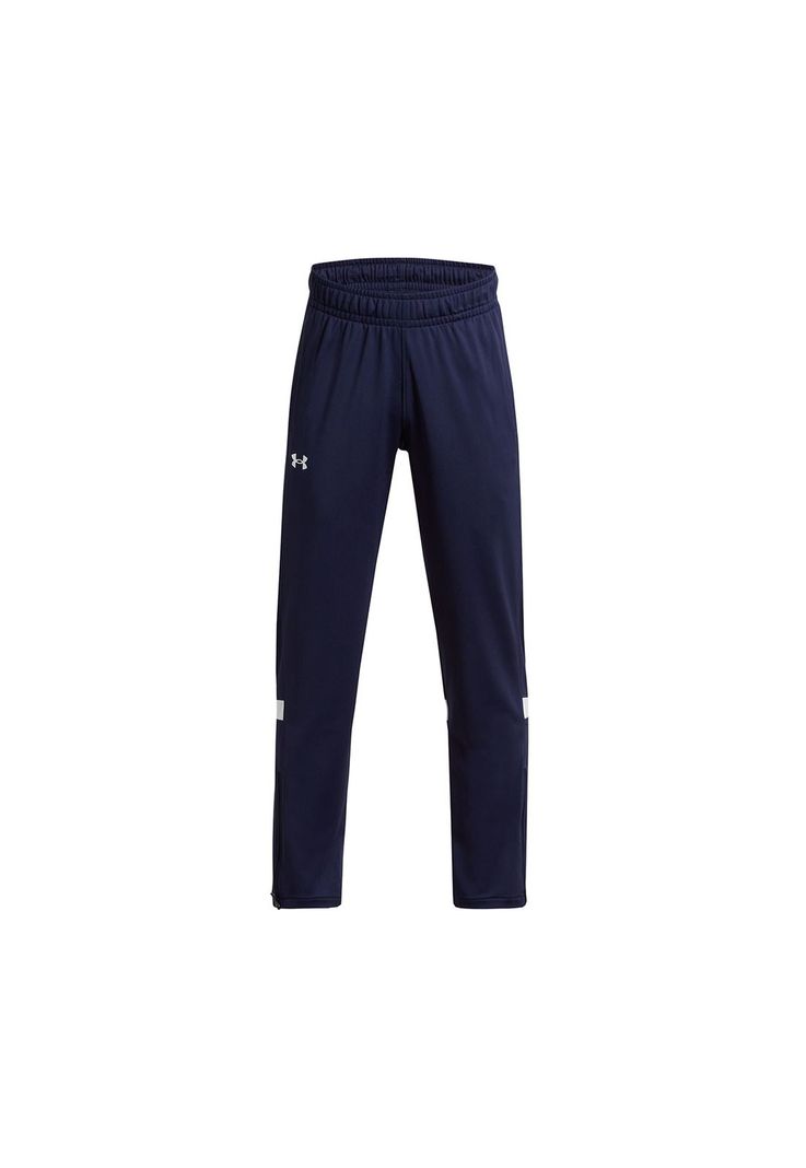 Pantalón UA Knit Warm Up Niño Azul Marino-0