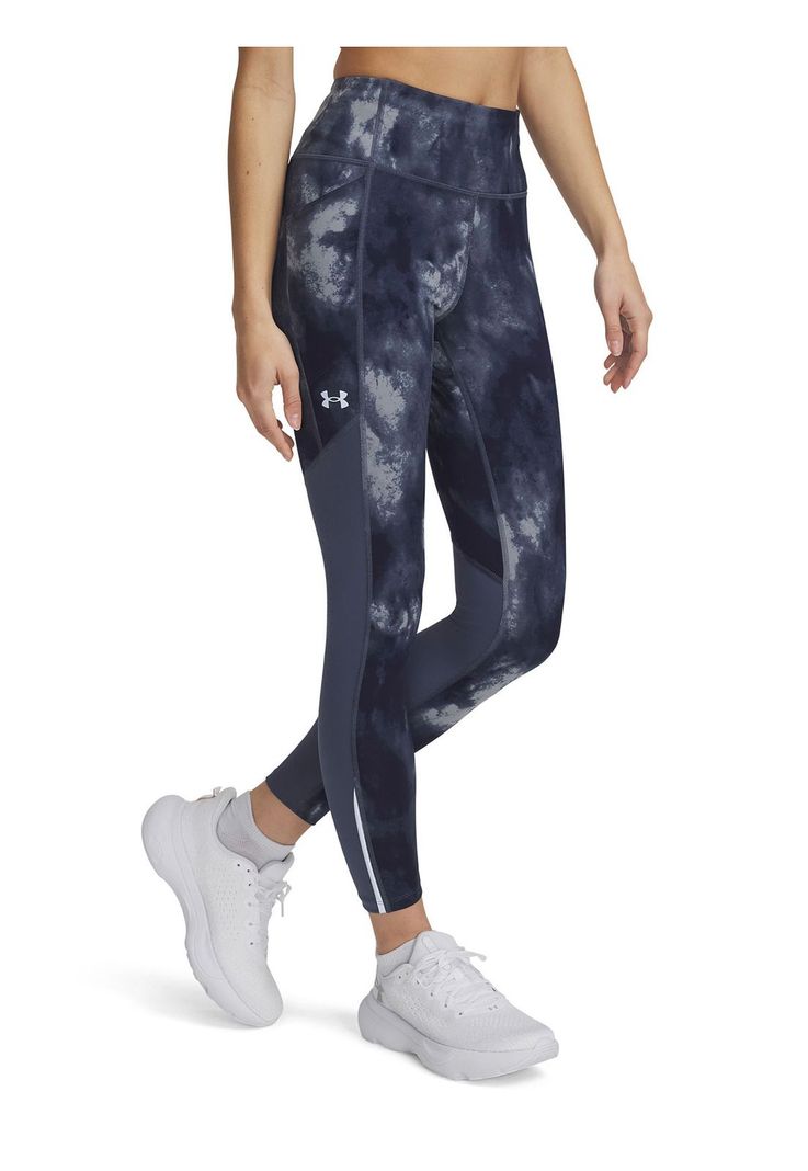 Calzas UA Launch Para Mujer Gris-0