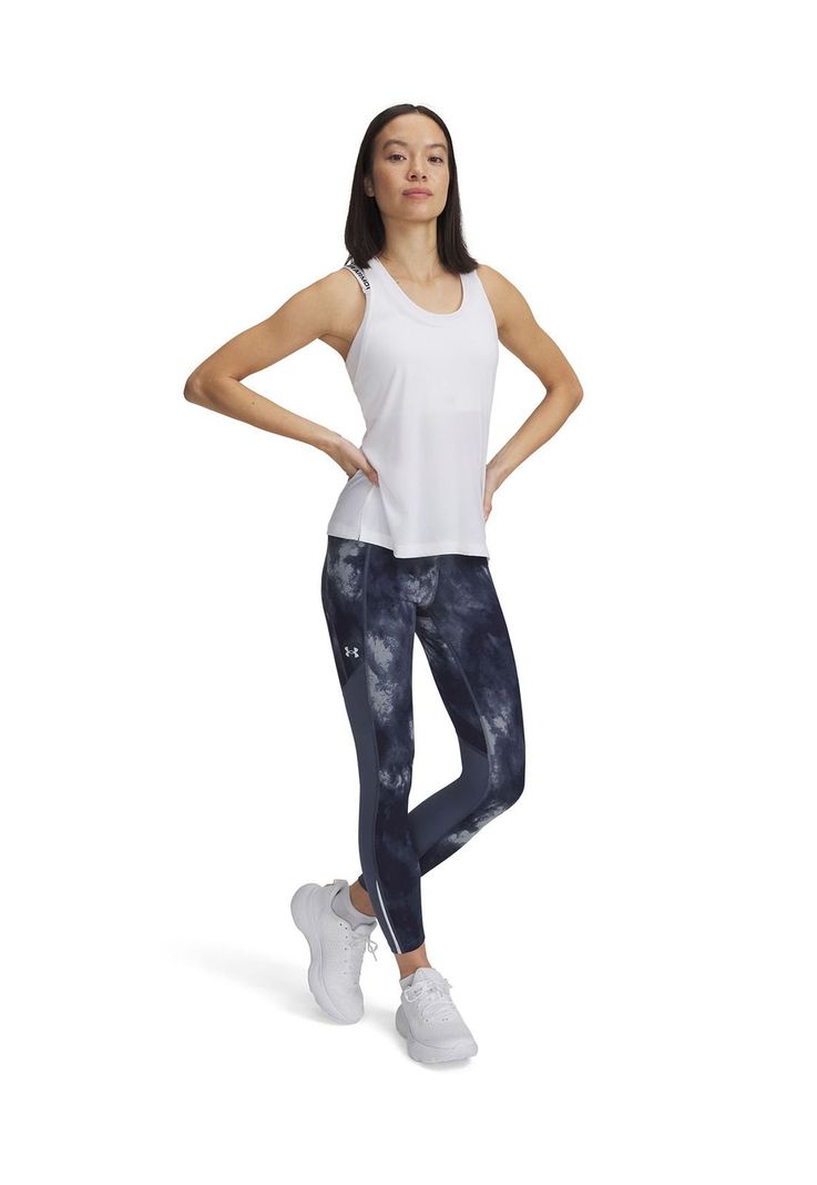 Calzas UA Launch Para Mujer Gris-3
