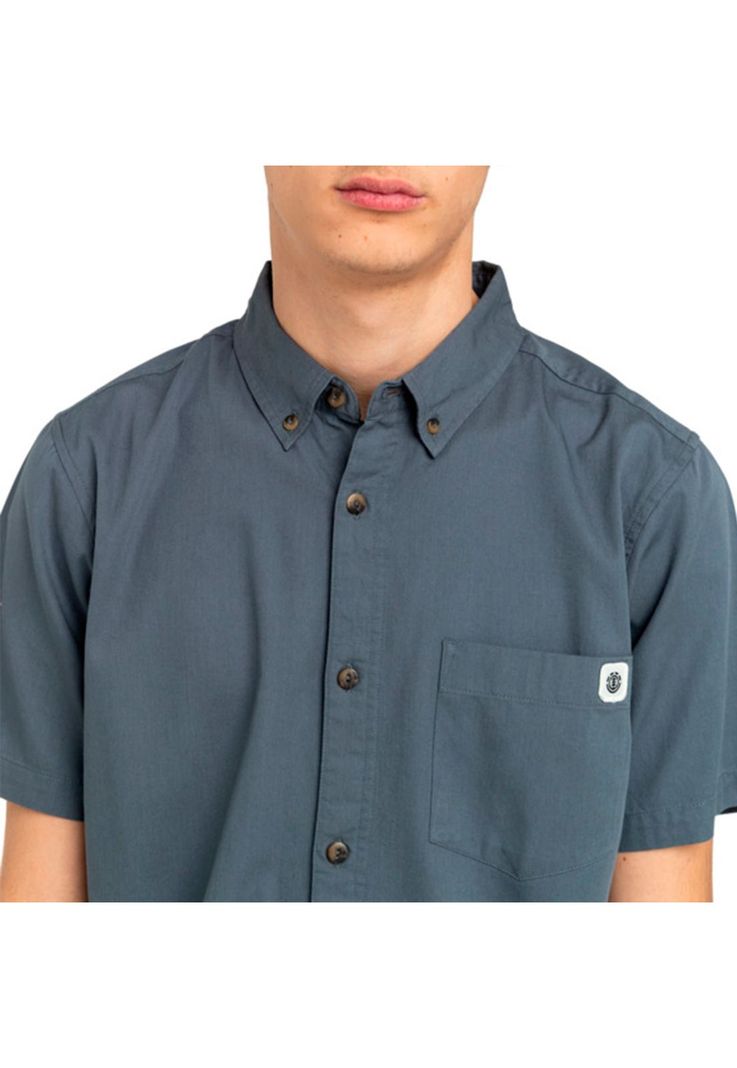 Camisa M/C Passport Wvtp Gris Hombre-4