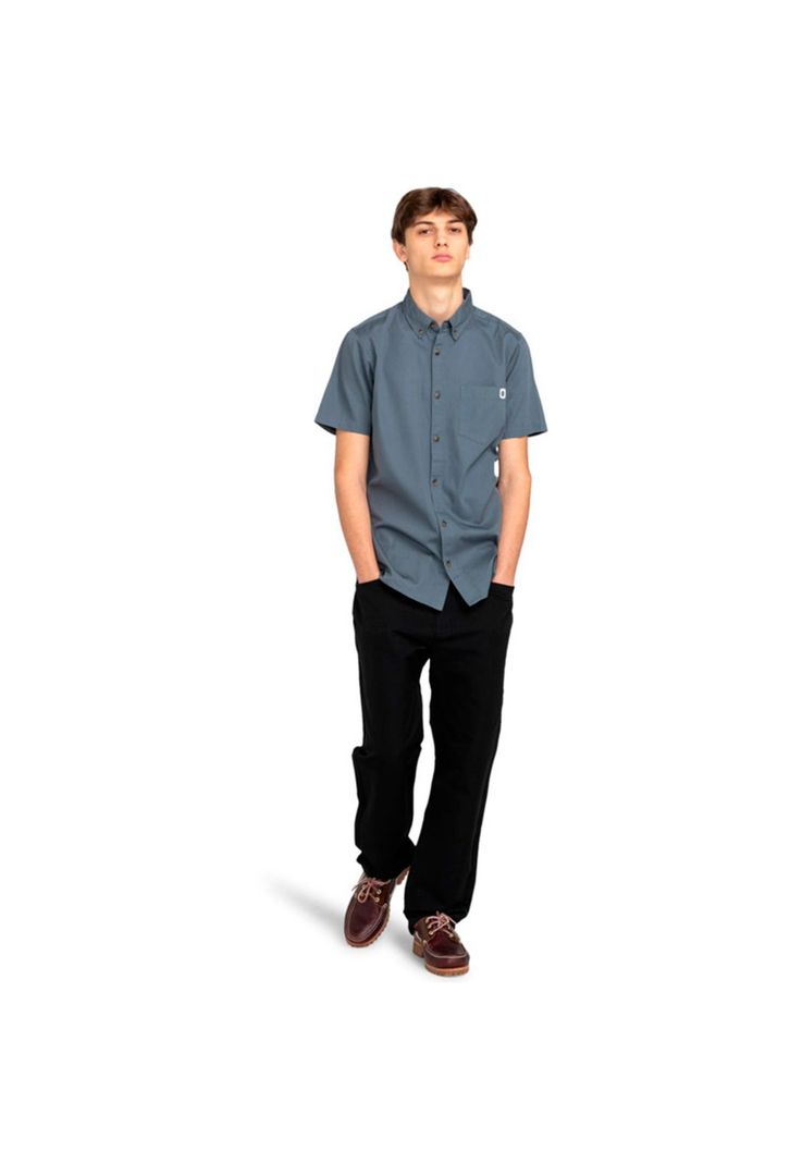 Camisa M/C Passport Wvtp Gris Hombre-5