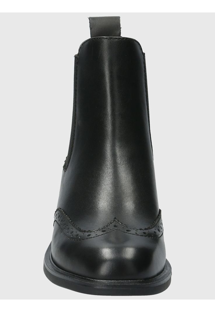 Botin Cuero Mujer Algate Negro-3