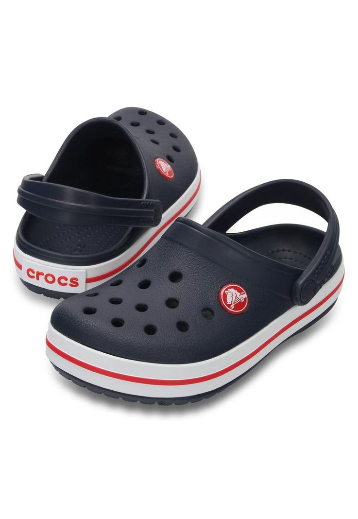 Zueco Niño Crocband Clog K Azul-3