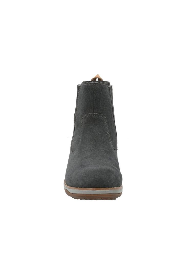 Botín Cuero Mujer Vega Gris-3