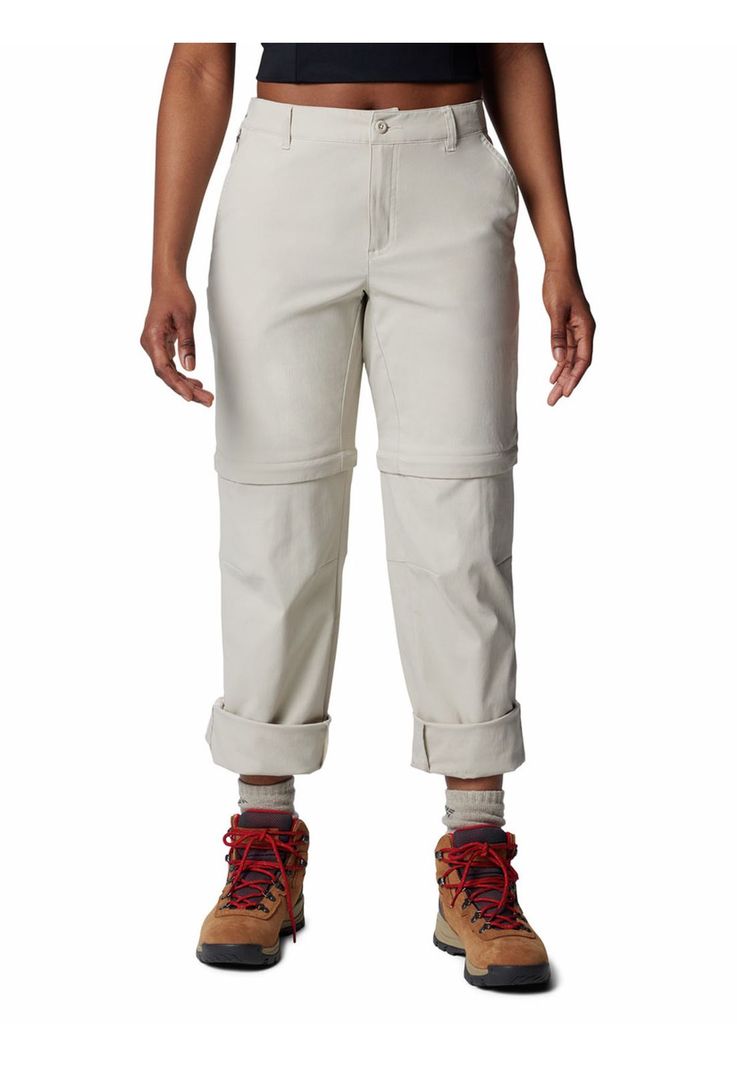 Pantalón Mujer Leslie Convert Beige-0