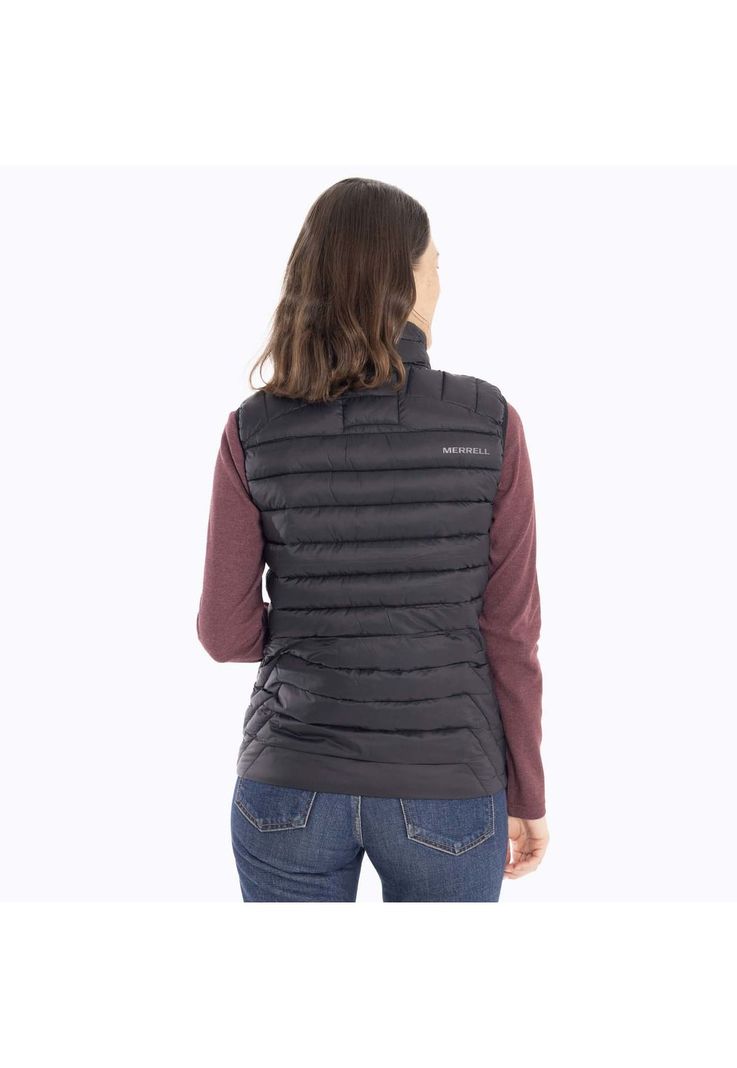 Parka Sin Mangas Mujer Innoko Vest Negro Merrell-3