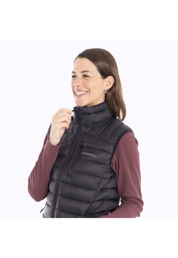 Parka Sin Mangas Mujer Innoko Vest Negro Merrell-4