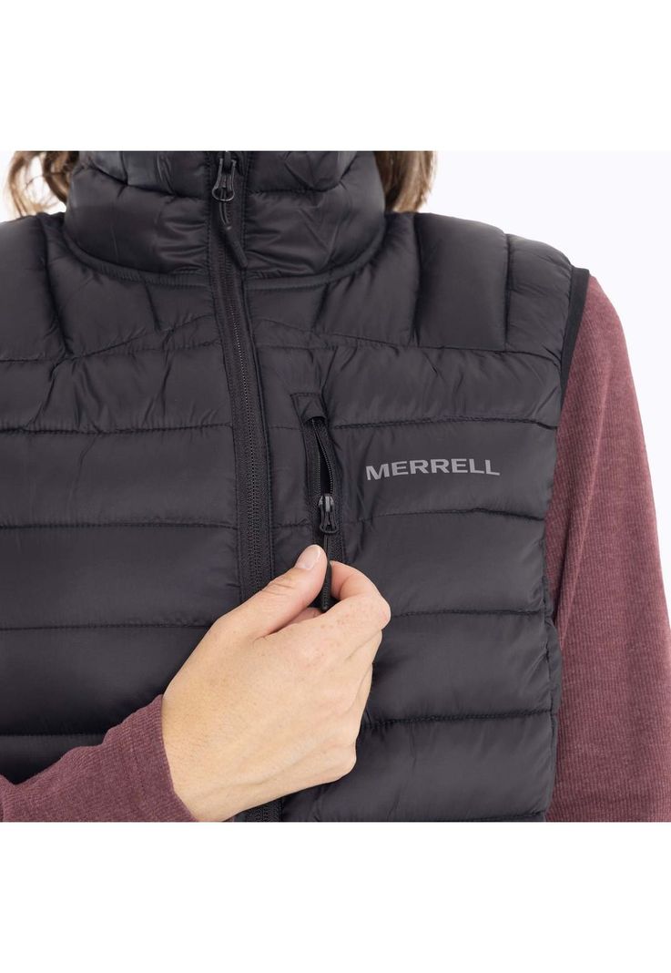 Parka Sin Mangas Mujer Innoko Vest Negro Merrell-5