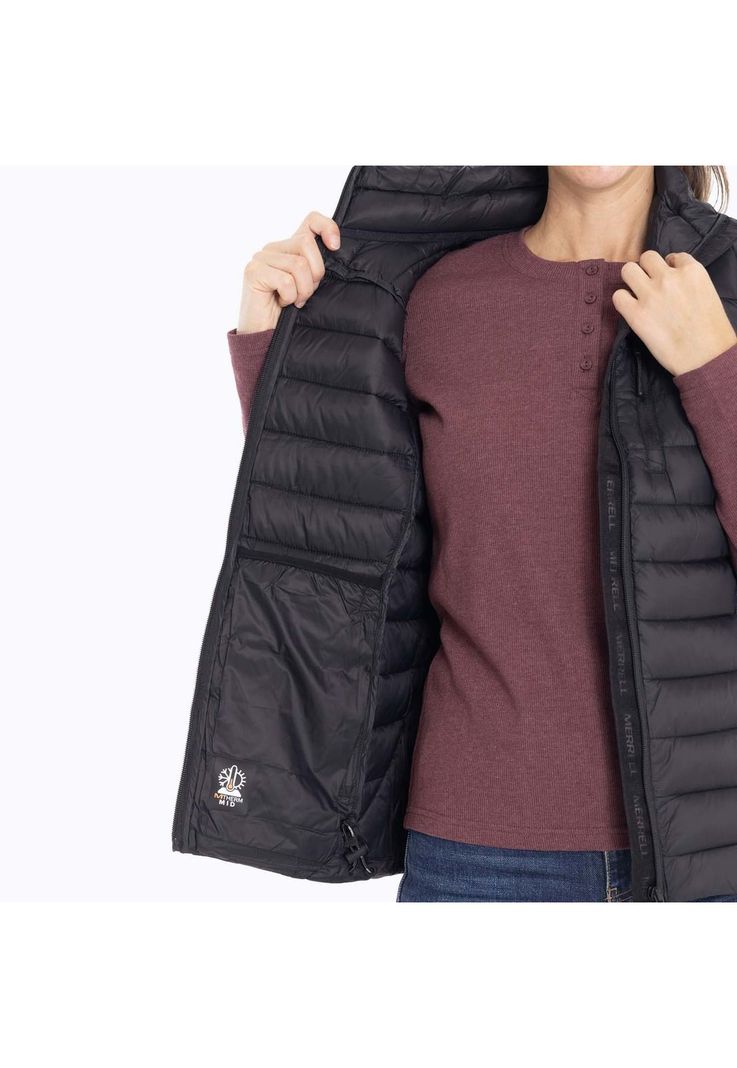 Parka Sin Mangas Mujer Innoko Vest Negro Merrell-7