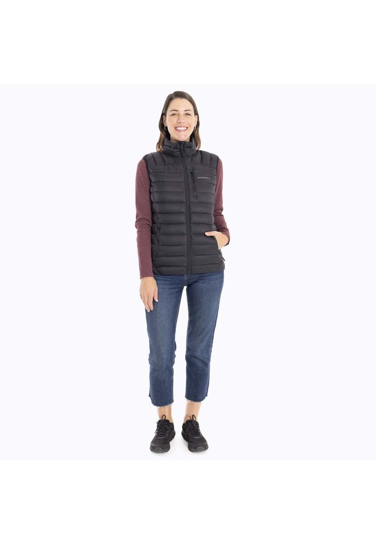 Parka Sin Mangas Mujer Innoko Vest Negro Merrell-9
