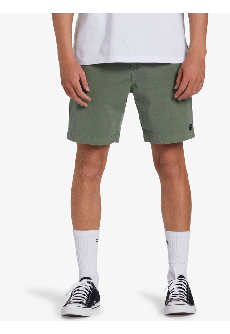 Short Hombre Crossfire Wave Washe Verde-0