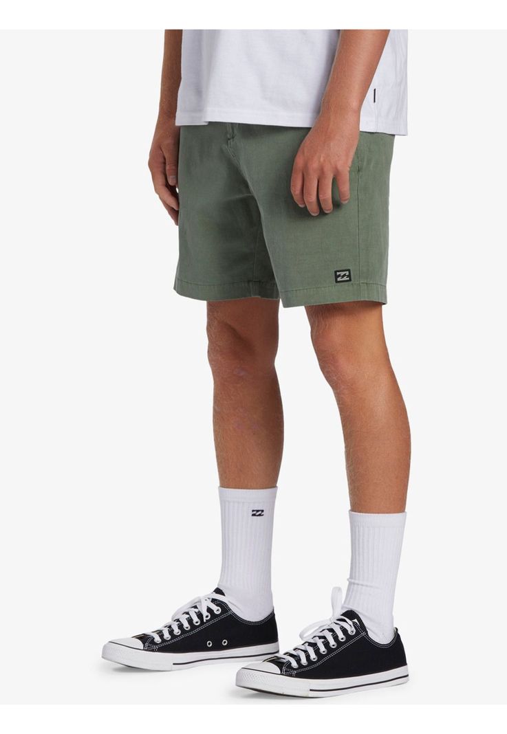 Short Hombre Crossfire Wave Washe Verde-1