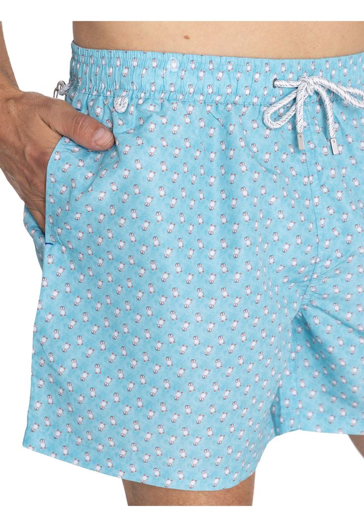traje de baño Celeste Izam Hombre -6