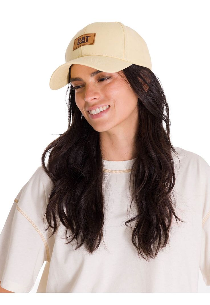 Jockey Logo Leather Patch Mujer Vainilla-1
