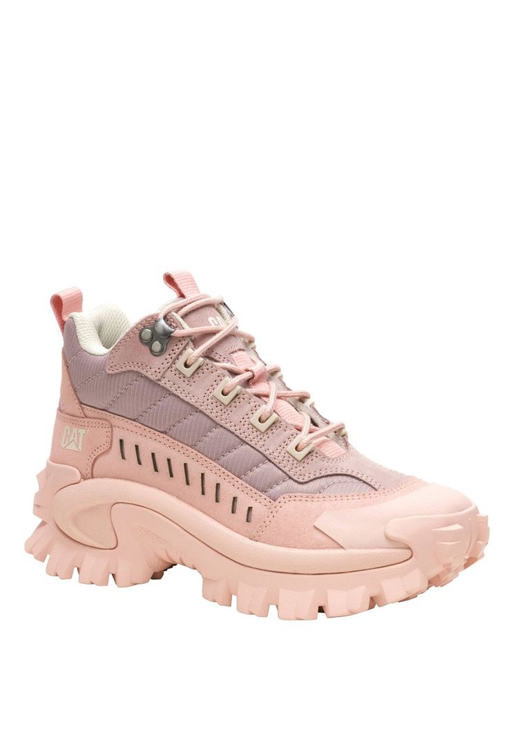 Zapatilla Con Caña Cuero Mujer Intruder Mid Rosa-0