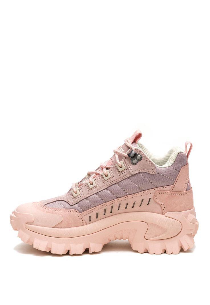 Zapatilla Con Caña Cuero Mujer Intruder Mid Rosa-3