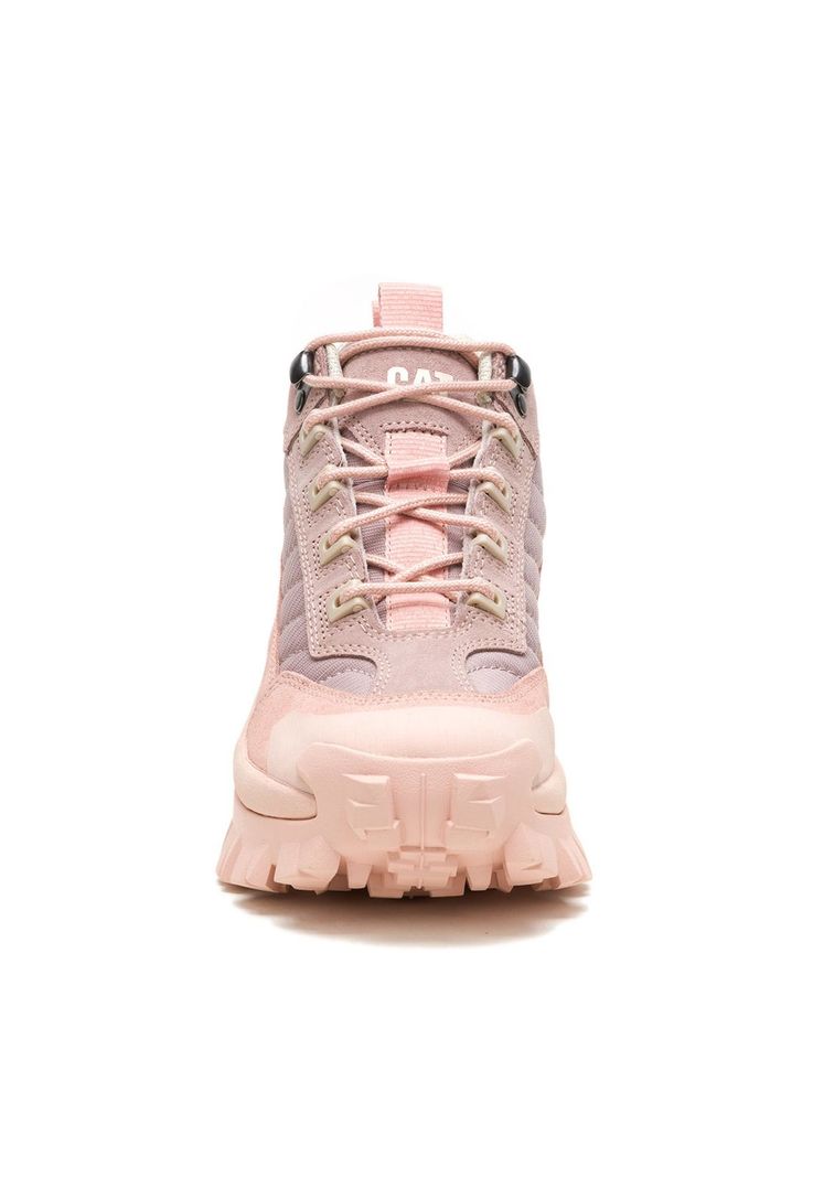 Zapatilla Con Caña Cuero Mujer Intruder Mid Rosa-4