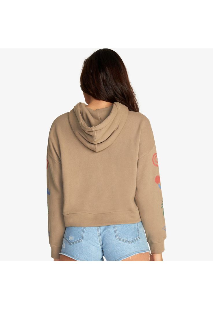 Polerón Mujer Breeze Hoodie Otlr Café-1