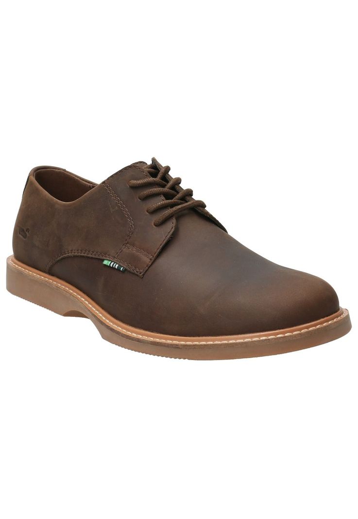 Zapato Cuero Hombre Osaco Café-1