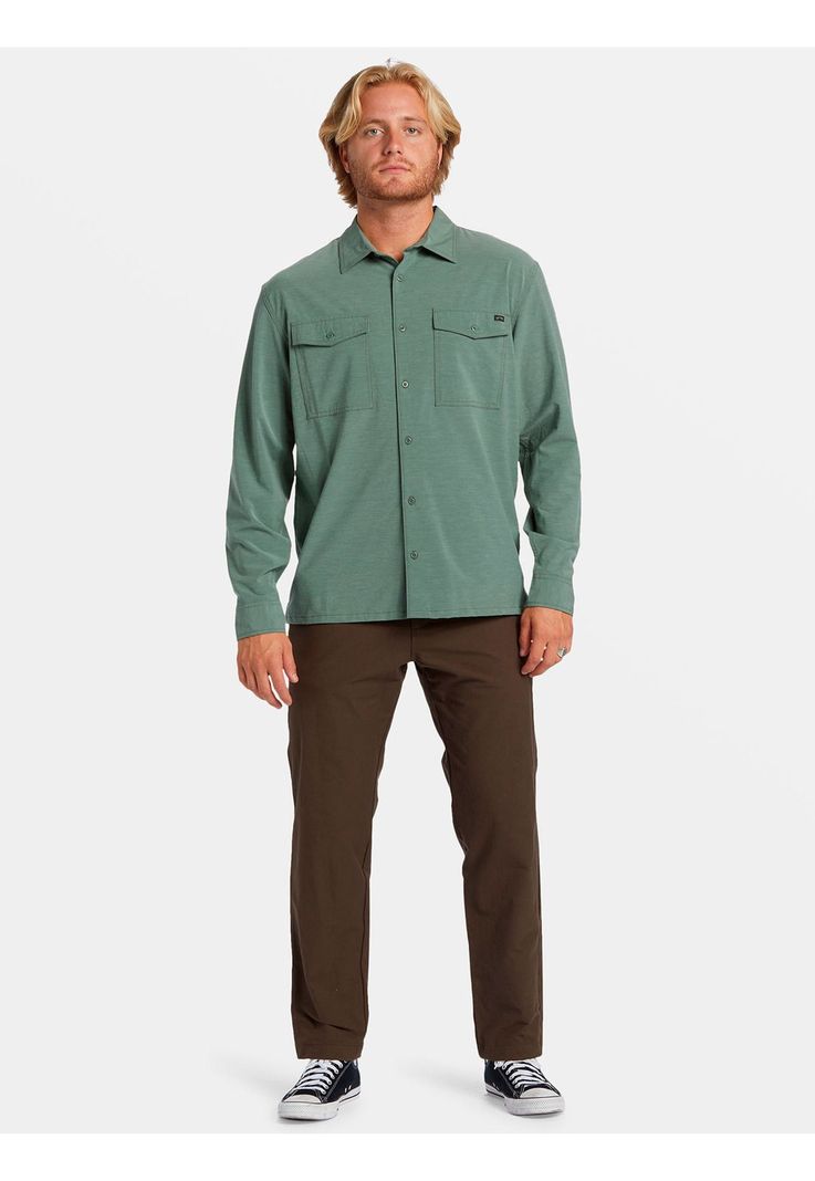 Camisa Hombre Surftrek Verde A/Div-0