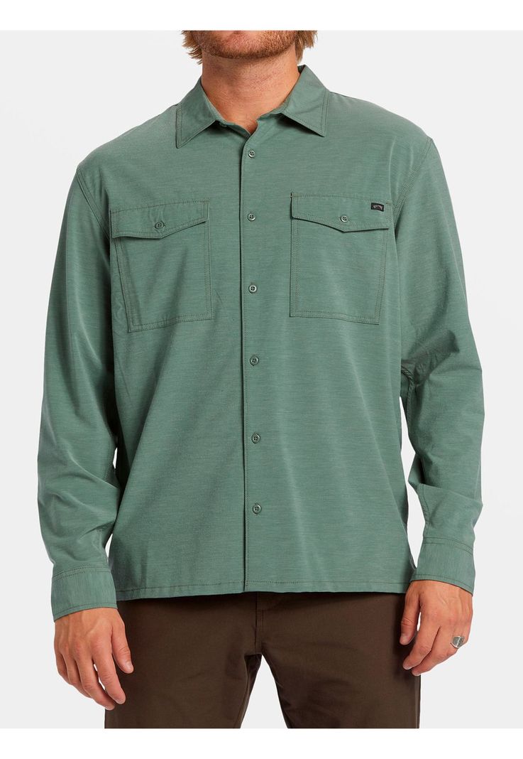 Camisa Hombre Surftrek Verde A/Div-1