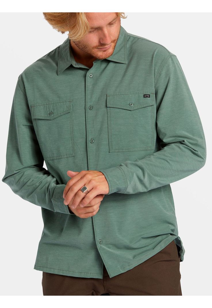 Camisa Hombre Surftrek Verde A/Div-2