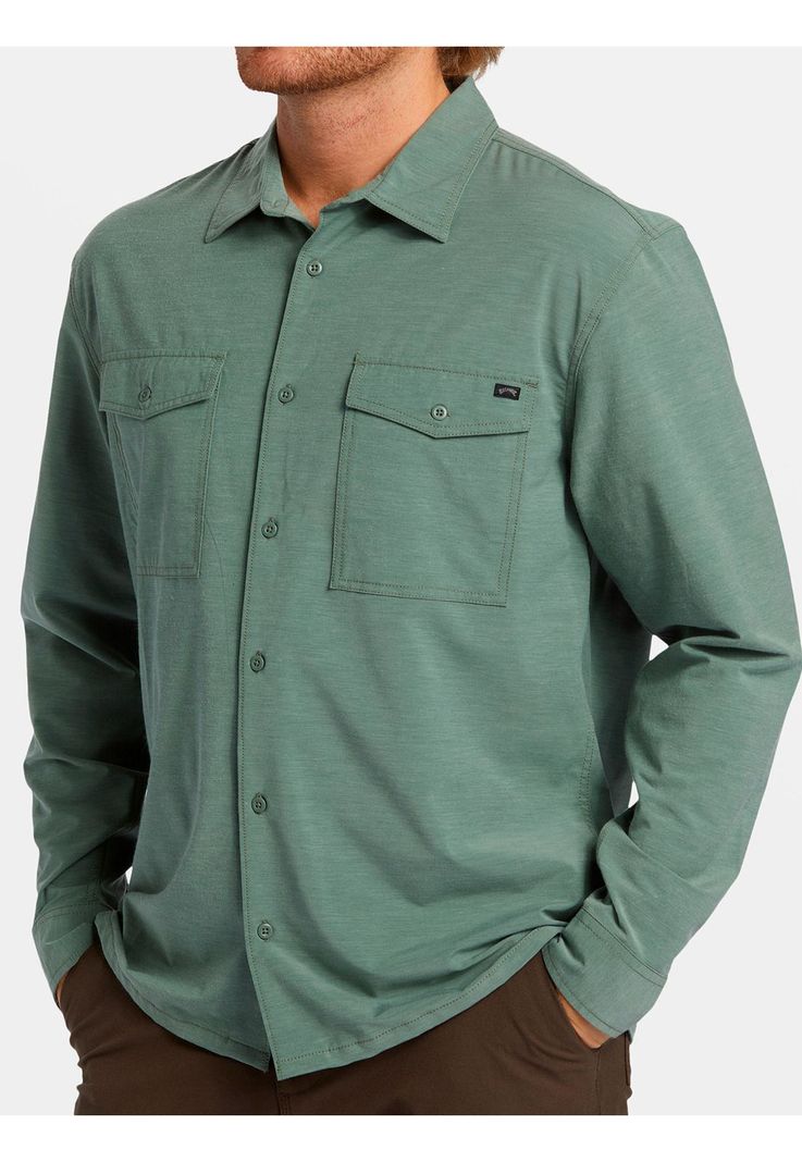 Camisa Hombre Surftrek Verde A/Div-3