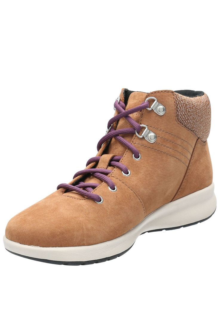 Botin Cuero Mujer Spinal Lace Boot Café-4