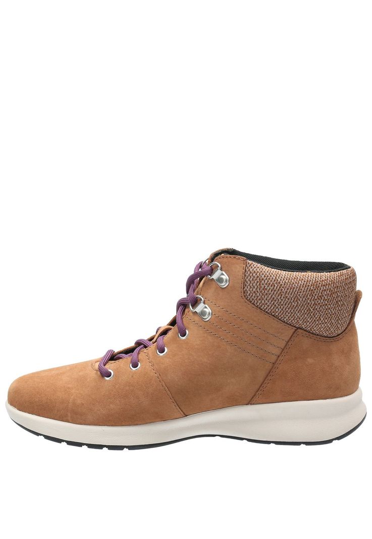 Botin Cuero Mujer Spinal Lace Boot Café-5