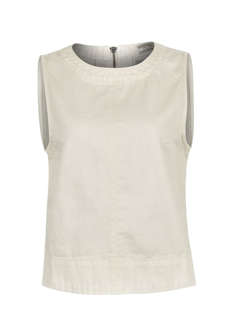 Blusa Algodón Orgánico Crema Lee Mujer -0