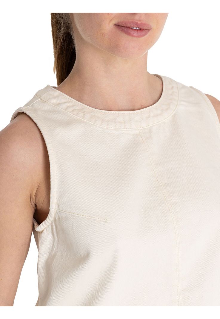 Blusa Algodón Orgánico Crema Lee Mujer -8