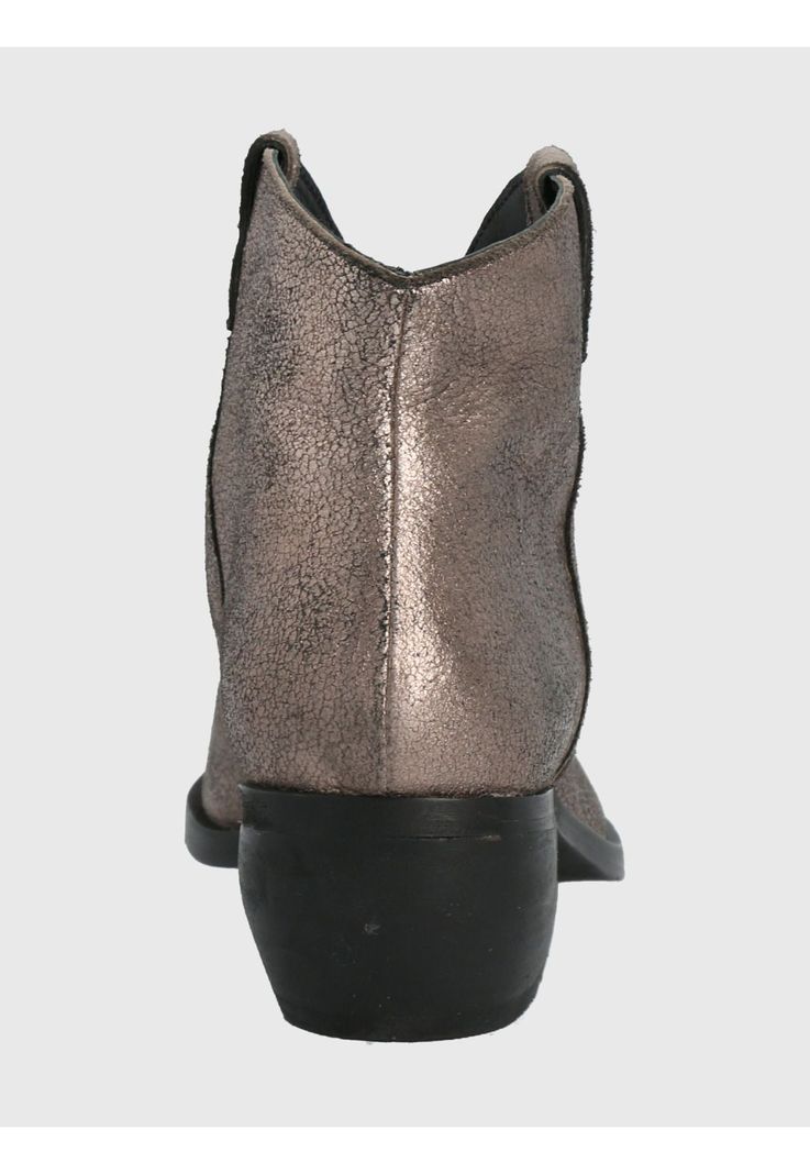 Botín Cuero Gris Mujer Nandrin -5