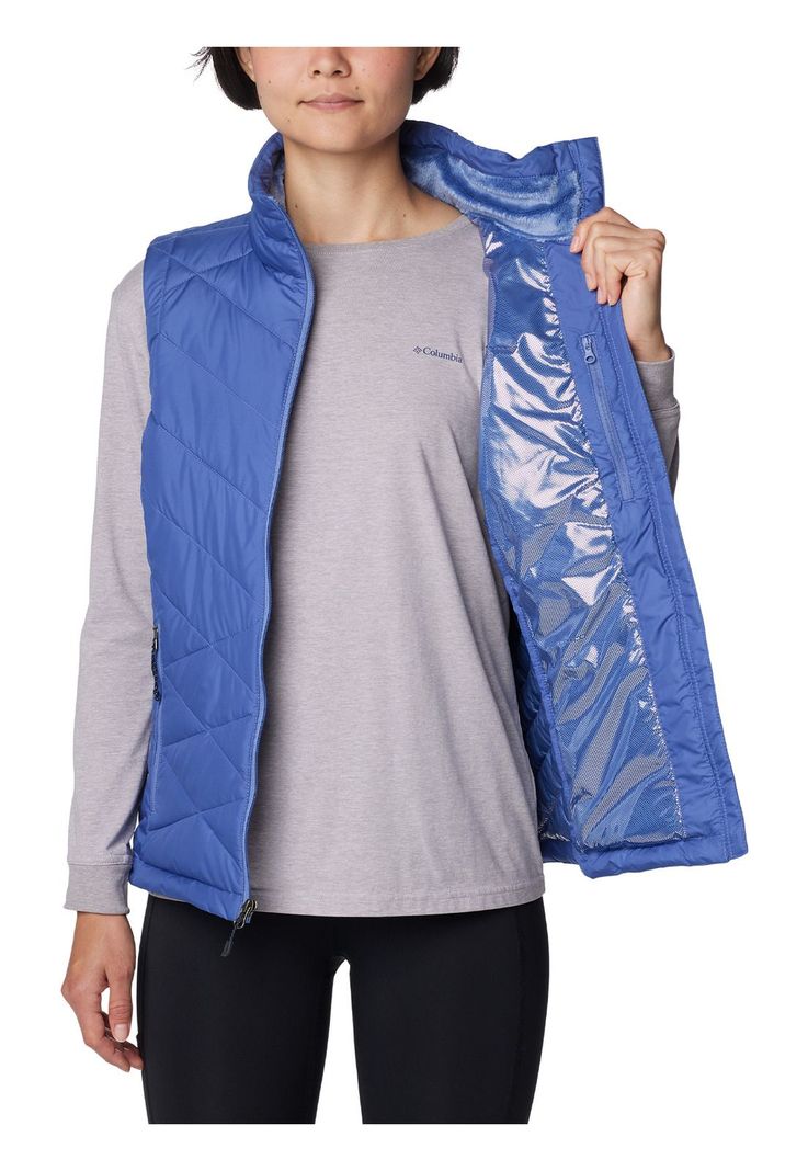 Parka Sin Mangas Mujer Heavenly Vest Azul-4