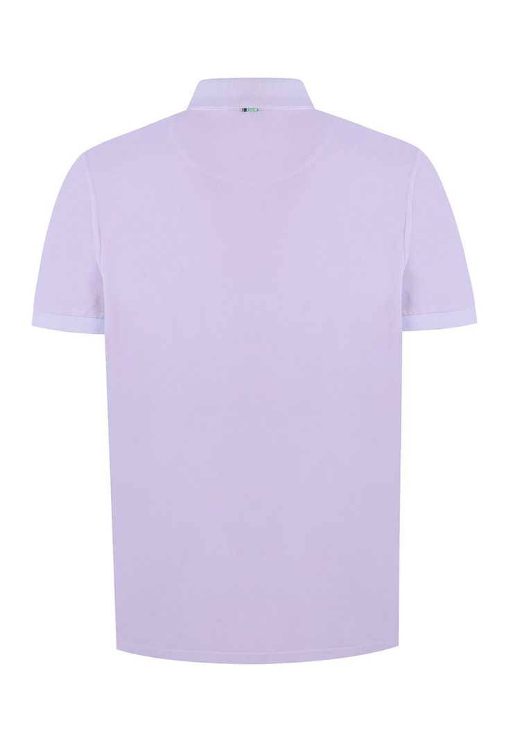 Polera Algodón Orgánico Lila Piquepro Hombre -1