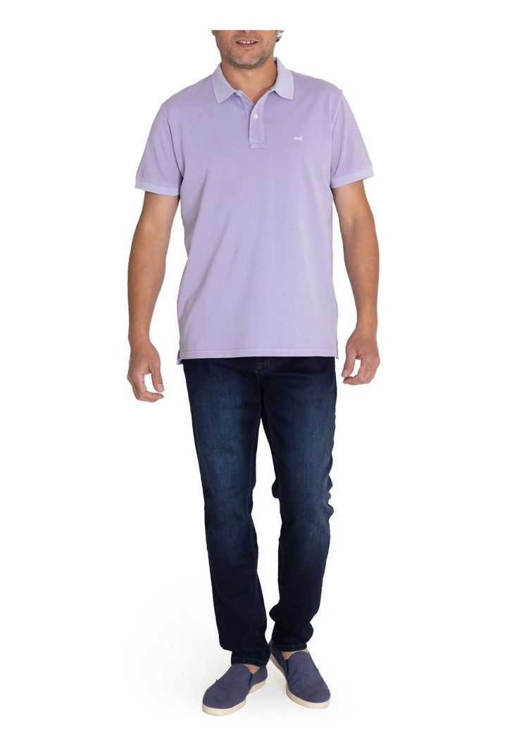 Polera Algodón Orgánico Lila Piquepro Hombre -8