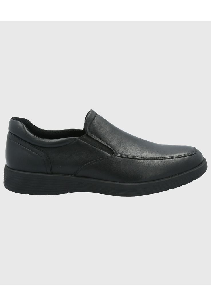 Slip On Cuero Hombre Spinal Urban Negro-1