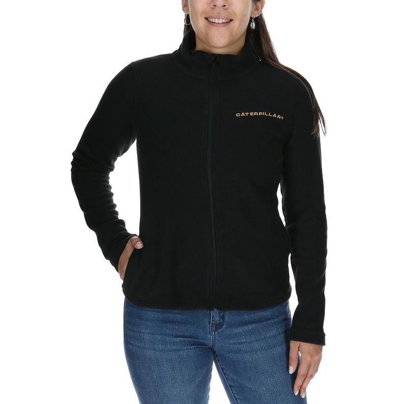 Polar Mujer Wms Microfleece Zip Negro